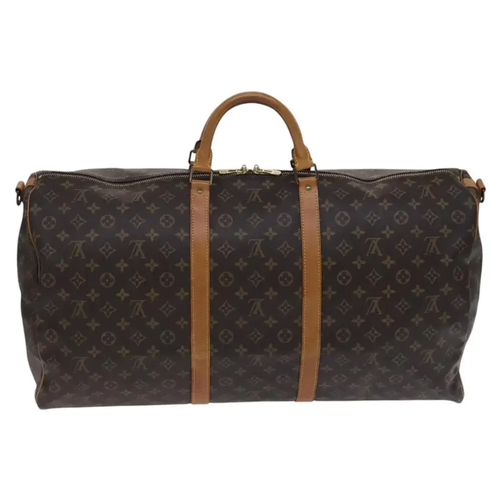 LOUIS VUITTON Monogram Keepall Bandouliere 60 Boston Bag M41412